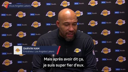 Lakers - Ham : “Plus vite nous serons en bonne santé, mieux ce sera”