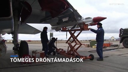 Tömeges dróntámadások Ukrajnában