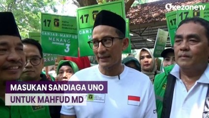 Persiapan Debat Kedua, Sandiaga Uno Berikan Masukan dan Bagi Pengalaman ke Mahfud MD