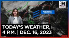Today's Weather, 4 P.M. | Dec. 16, 2023