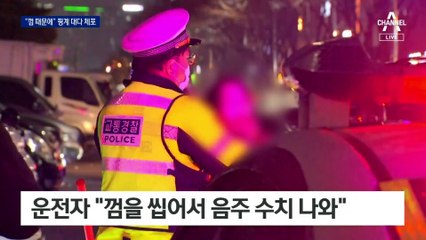 “껌 때문에” 버티다 체포…음주단속 2시간 만에 51건 적발
