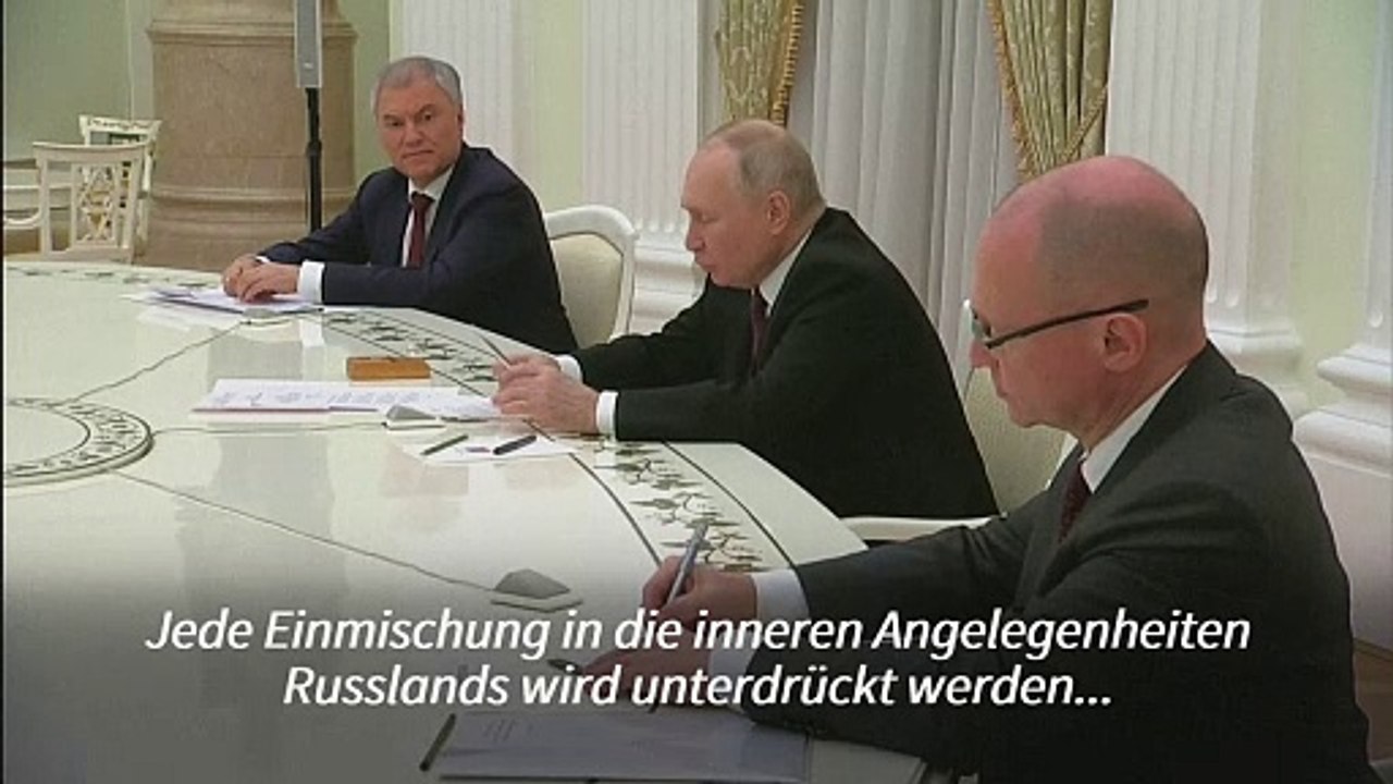Putin warnt vor 'Einmischung' in russische Präsidentschaftswahl