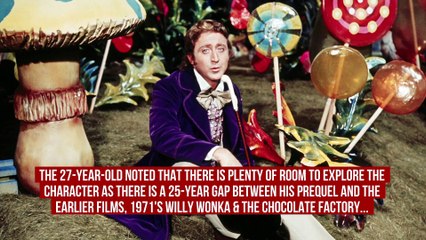 NEWS OF THE WEEK: Timothée Chalamet open to Wonka sequel