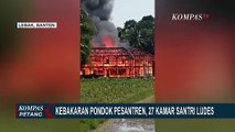 Pondok Pesantren Miftahul Ulum Kebakaran, 27 Kamar Santri Ludes Tak Tersisa