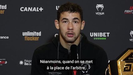 ARES 18 - Sola : “Je laisse les gens juger la pertinence de l’arrêt de l’arbitre”