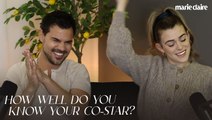 Taylor Lautner & Tay Lautner To Play How Well Do You Know Your Co-Star | Marie Claire