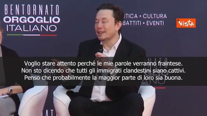 Musk: A favore dell'immigrazione, ma non di quella illegale