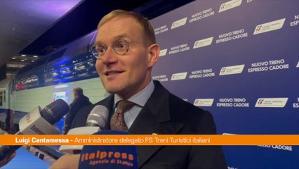 Cantamessa "Con treno Roma-Cortina torna il viaggio come esperienza"