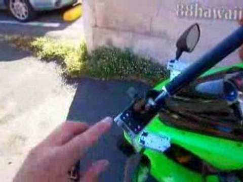 080330-1 Motorcycle Mirror Base Camera Mount, Part 1