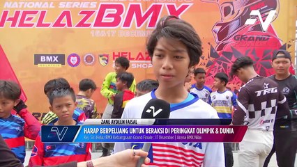 Pelumba basikal BMX tempatan pamer kehebatan rebut kejuaraan di Kejohanan Siri Helax BMX Kebangsaan Grand Finale di Nilai