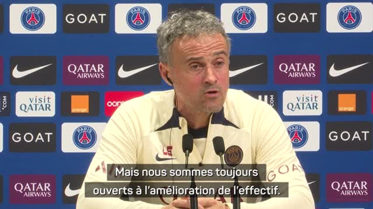Transferts - Le PSG actif sur le mercato hivernal ? Luis Enrique "ouvert à l'amélioration de l'effectif"