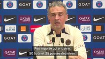 16e j. - Luis Enrique : “Mbappé ne joue pas en 9, il joue avec une totale liberté”