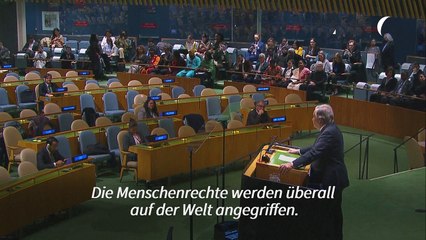 UN-Generalsekretär sieht Menschenrechte weltweit in Gefahr