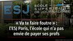 « Va te faire foutre » : l’ESJ Paris, l’école qui n’a pas envie de payer ses profs