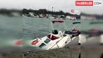 Edirne'de lodos nedeniyle tekne battı