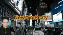 New-York city night | drone 4k footage