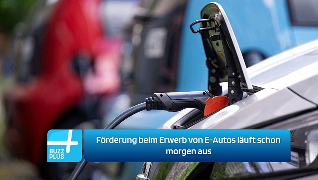 Förderung beim Erwerb von E-Autos läuft schon morgen aus