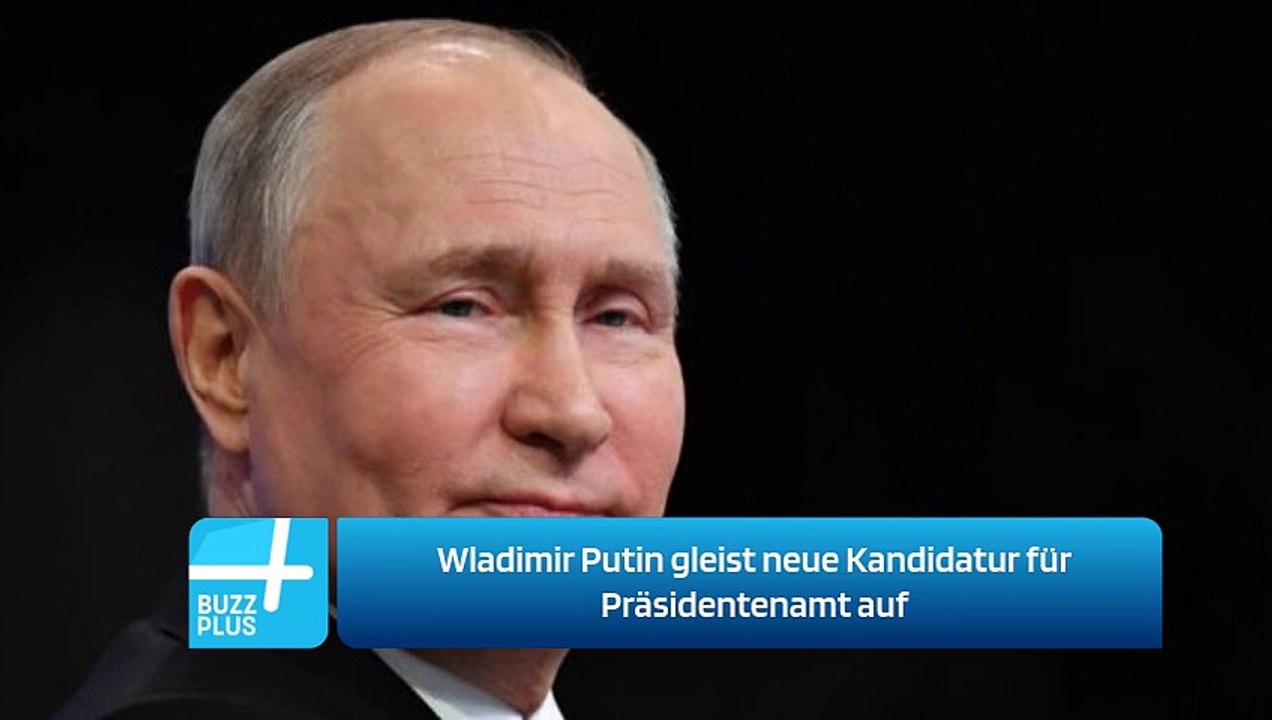 Wladimir Putin gleist neue Kandidatur für Präsidentenamt auf