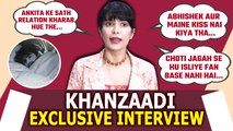 BB 17 Contestant Khanzaadi Eviction Interview on her Kiss,Fight With Ankita & BB 17 Game । FilmiBeat