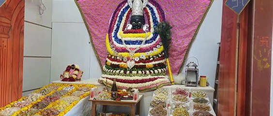 श्रीश्याम को लगाया छप्पन भोग, भक्तों ने भण्डारे में पायी प्रसादी