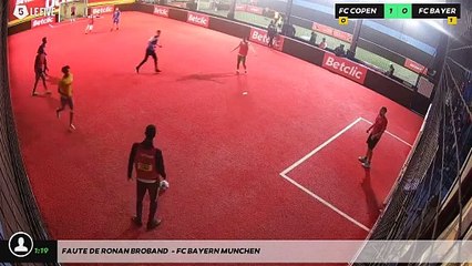 Faute de Ronan Broband  - FC BAYERN MUNCHEN