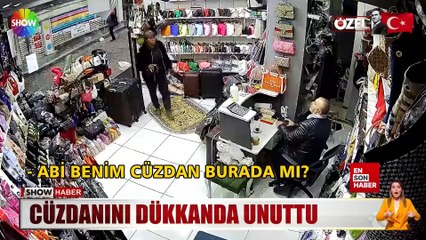 İstanbul'da cüzdanını teslim eden mağaza sahibine diz çökerek teşekkür etti