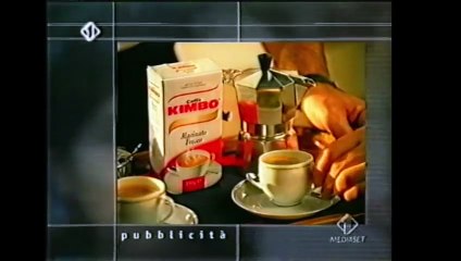 Pubblicità Bumper anno 2003 Italia 1 - Caffè Kimbo con Giggi Proietti