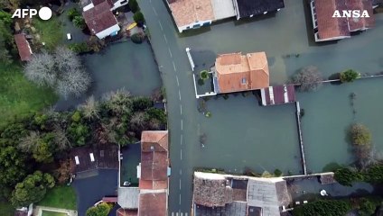 Maltempo in Francia, inondazioni nel sud-ovest del Paese