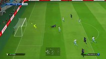 A strange goal scored by Zlatan Ibrahimovic by sliding on the field - Crazy PSG _ PES