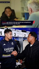 Así fue la visita de Endrick al Real Madrid
