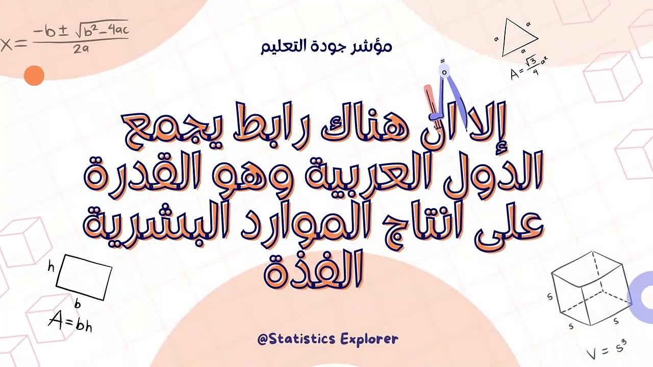 ترتيب الدول العربية حسب مؤشر جودة التعليم
