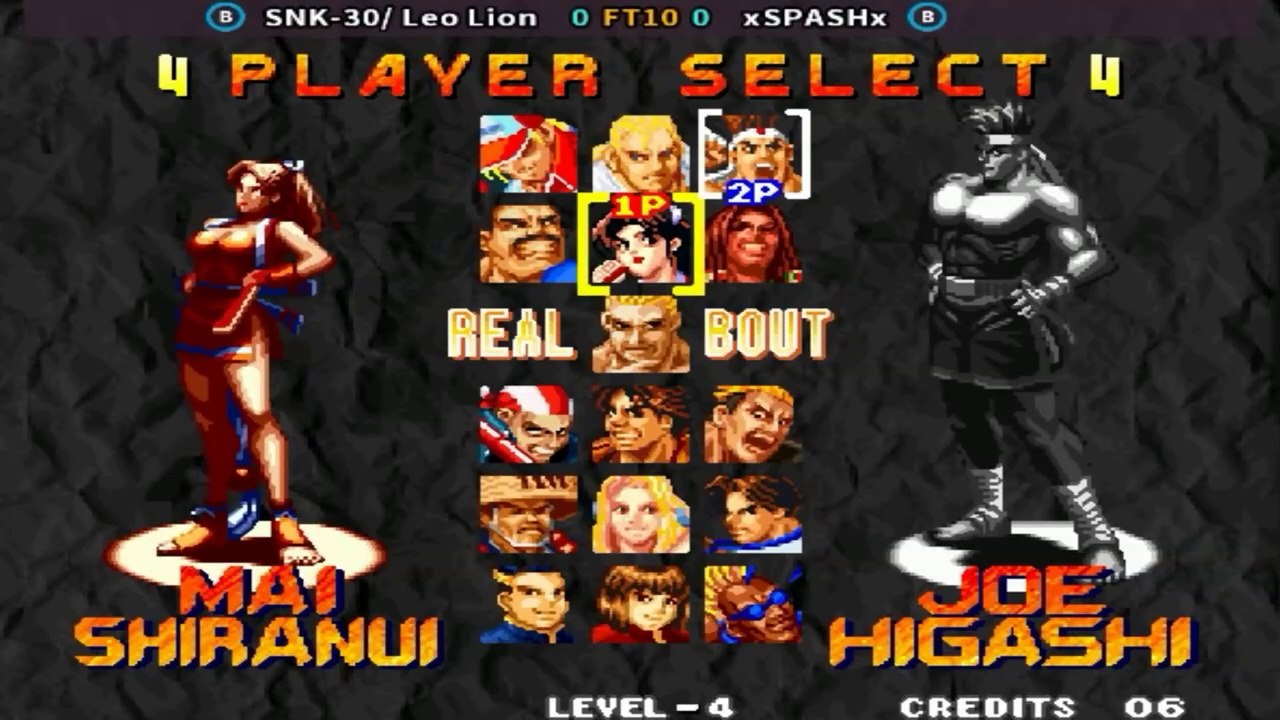 SNK-30_ Leo Lion vs xSPASHx - Real Bout Fatal Fury - FT10