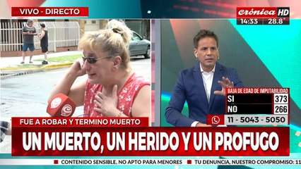 Fue a robar y terminó muerto: hablan los vecinos