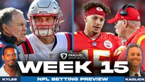 Can Patriots UPSET Chiefs?   Week 15 NFL Picks | Powered by FanDuel Sportsbook