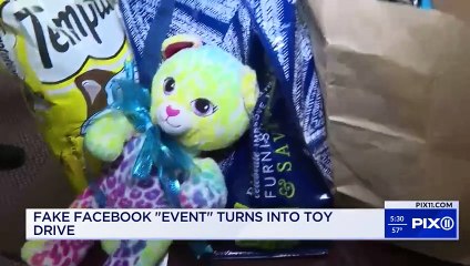 NJ man's fake Facebook event turns into toy drive