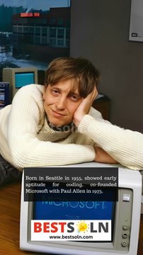 Bill Gates, Coding Dreams to Global Impact #billgates #melindagates #microsoft #shorts #motivation