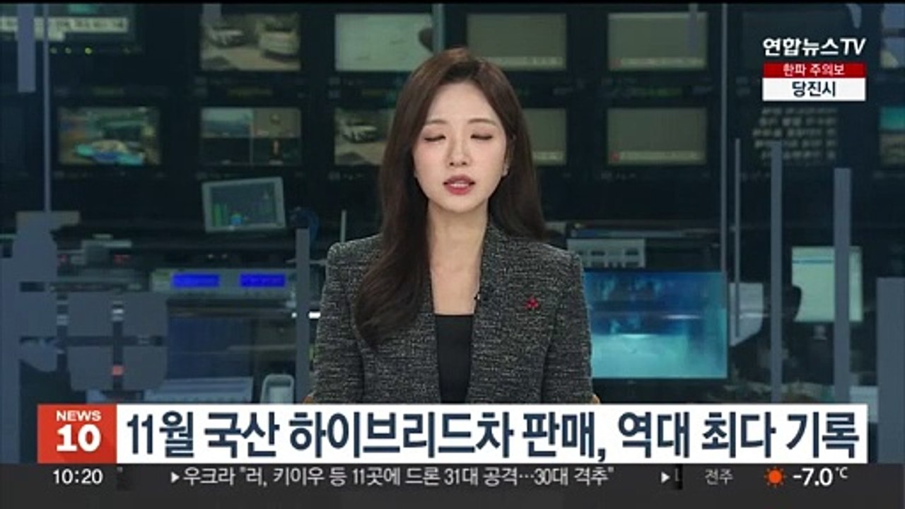 11월 국산 하이브리드차 판매, 역대 최다 기록