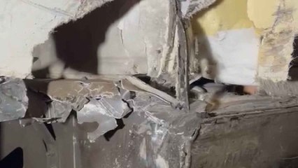 Así han quedado los trenes tras el choque.