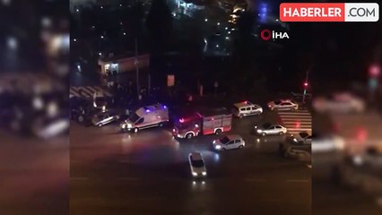Kırıkkale'de kafa kafaya çarpışan otomobillerde 2'si çocuk 9 kişi yaralandı