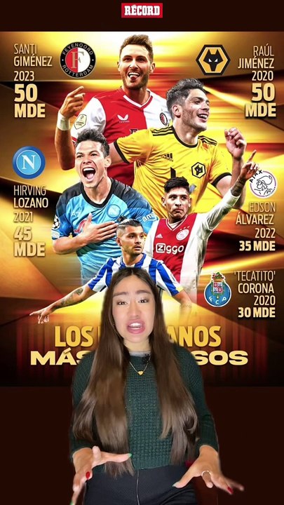 Los futbolistas MEXICANOS MÁS VALIOSOS en la historia #FutbolMexicano #MexicanosenEuropa