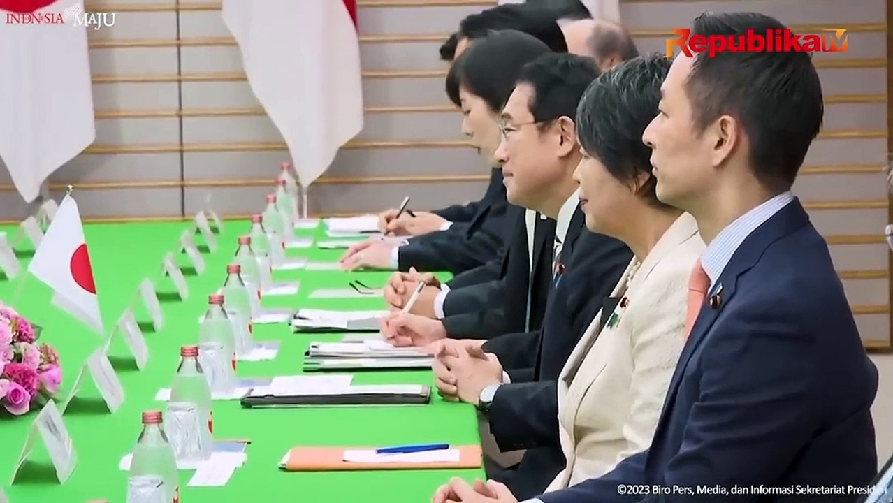 Bertemu PM Jepang, Jokowi Angkat Isu Palestina