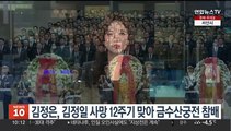 김정은, 김정일 사망 12주기 맞아 금수산궁전 참배