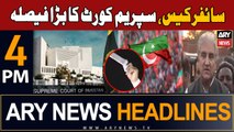 ARY News 4 PM Headlines 22nd December 2023 | Ciphercase - Latest Update