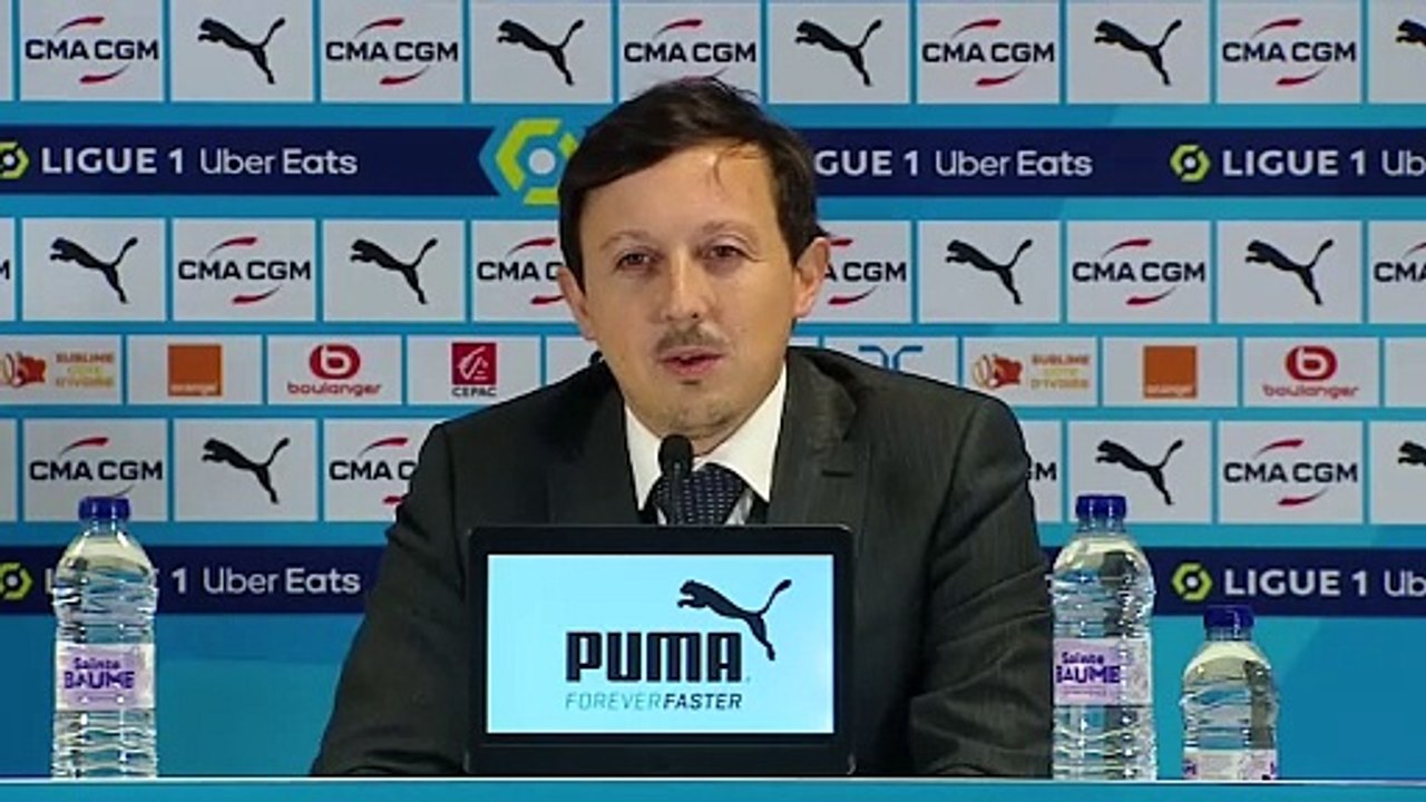Pablo Longoria, le président de l'OM, tire le bilan du début de saison et reste optimiste pour 2024