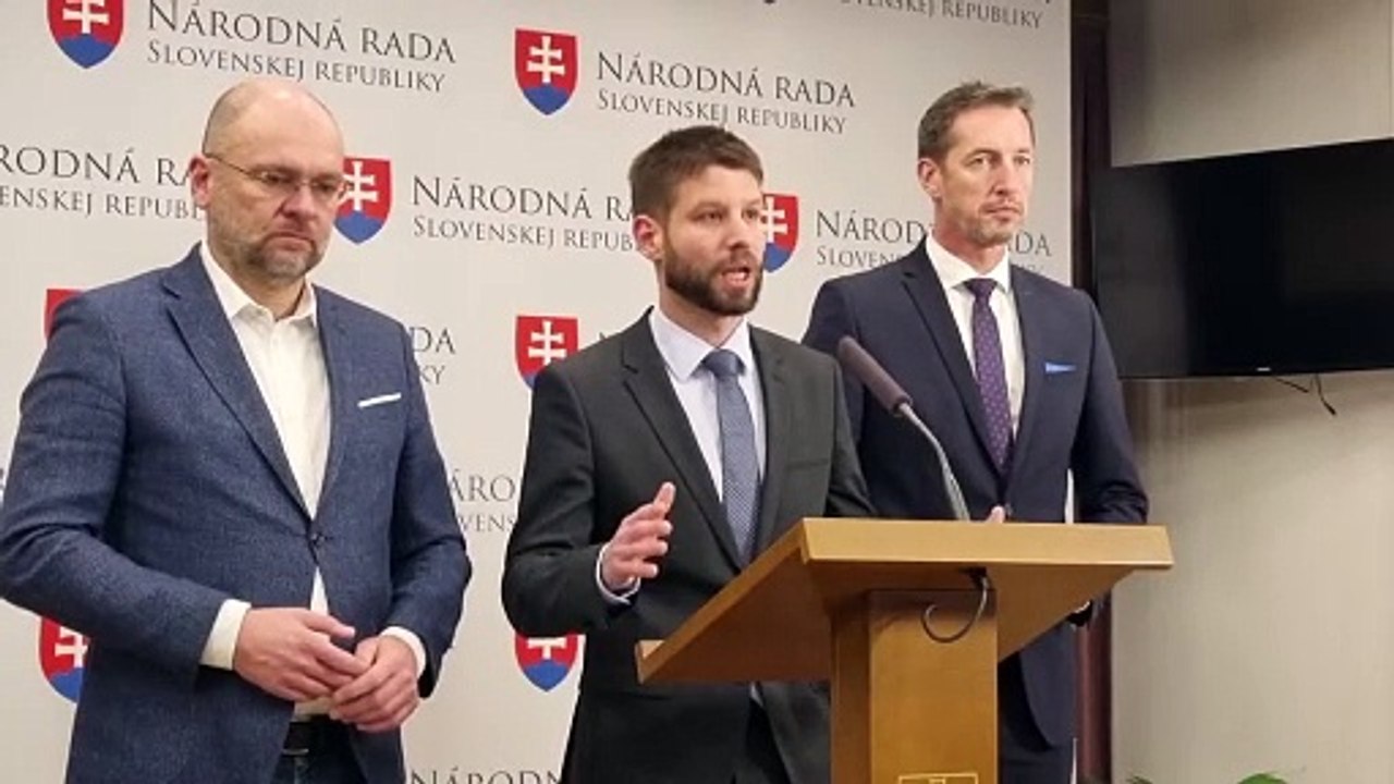 ZÁZNAM: TK hnutia Progresívne Slovensko, KDH a strany SaS - aktuálna situácia