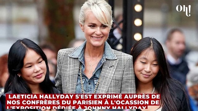 Jade et Joy Hallyday beaucoup jugées , Laeticia Hallyday revient sur la première interview télé de ses filles