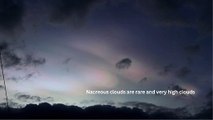 'Rainbow' Nacreous clouds captured in skies above Aberystwyth