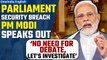 Parliament Security Breach: PM Modi’s First Statement On Incident, Questions Opposition| Oneindia