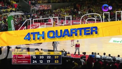 NCAA Men's Basketball Mapua vs. San Beda (Fourth Quarter) | NCAA Season 99