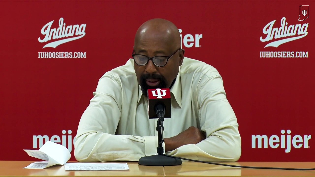 Coach Mike Woodson Recaps Indiana's 75-71 Loss to Kansas